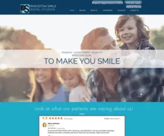 Princetonsmile.com(Friendly Cosmetic Dentist) Screenshot