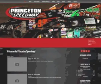 Princetonspeedway.com(Princeton Speedway) Screenshot