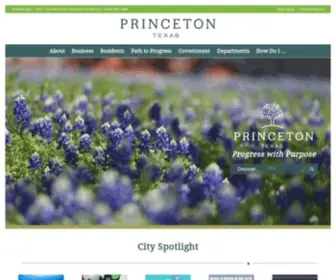 Princetontx.gov(The City of Princeton) Screenshot