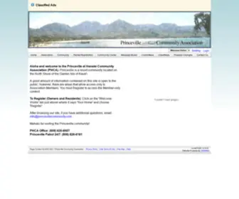 Princevillecommunity.com(Princeville Community Association) Screenshot