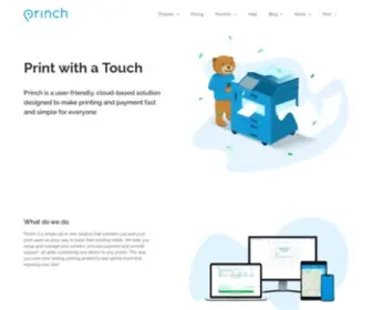 Princh.com(Princh is a cloud) Screenshot