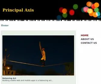 Principalaxis.com(Principal Axis) Screenshot