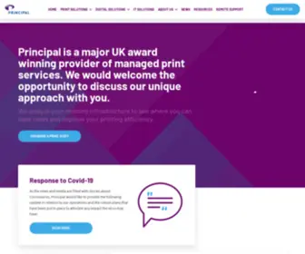 Principal.co.uk(Managed Print Services & IT Solutions) Screenshot