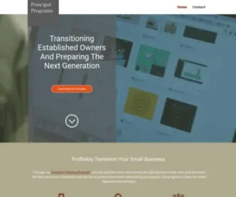 Principalpro.com(Transition Your Business) Screenshot