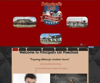 Principalslistpreschool.com(Our Mission here at Principal's List Preschool) Screenshot