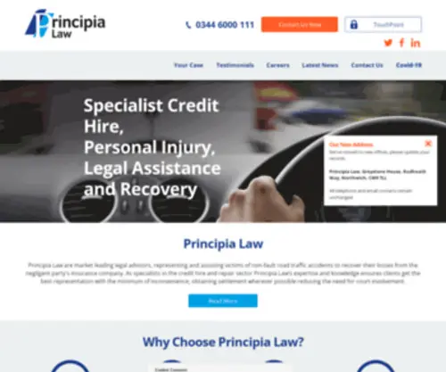 Principia-Law.co.uk(Principia Law) Screenshot