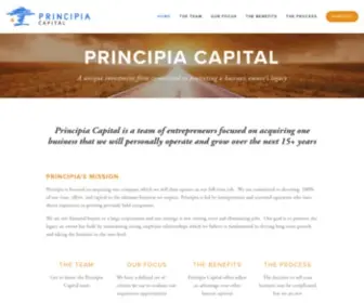 Principiacap.com(Principia) Screenshot