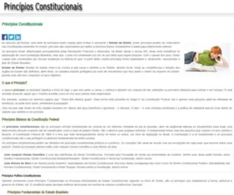 Principios-Constitucionais.info(Princípios Constitucionais) Screenshot