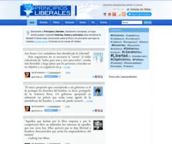 Principiosliberales.com(El liberalismo se rige por principios) Screenshot