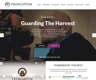 Principium.com(Principium Tactical Wealth Management) Screenshot