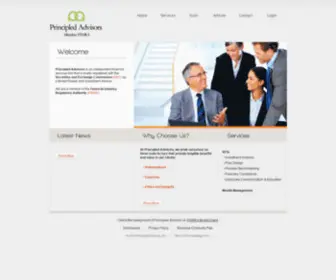 Principled.com(Principled Advisors) Screenshot