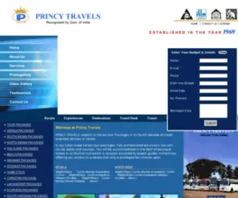 Princytravels.com(Princy travels) Screenshot
