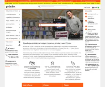 Prindo.nl(Goedkope printercartridges) Screenshot