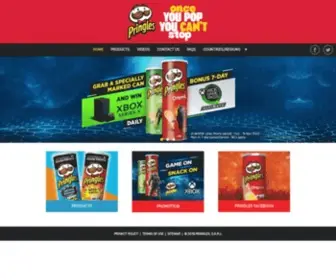 Pringles.com.au(Everything Pops with Pringles) Screenshot