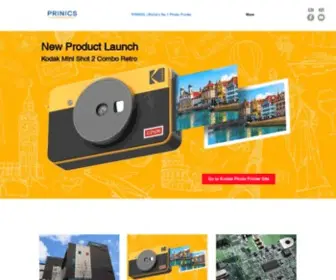 Prinics.com(World's No.1 Photo Printer) Screenshot