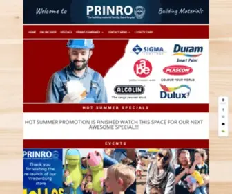Prinro.co.za(Prinro) Screenshot