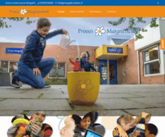 Prinsesmargrietschool.nl(Welkom op onze website) Screenshot