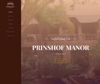 Prinshofmanor.co.za(Prinshofmanor) Screenshot