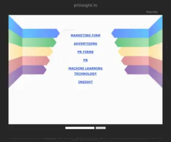 Prinsight.in(PR INSIGHT) Screenshot