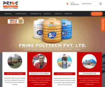 Prinspolytech.co.in(PRINS POLYTECH PVT. LTD) Screenshot
