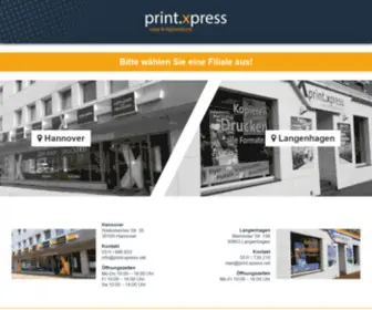 Print-Xpress.net(Copyshop Hannover) Screenshot