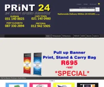 Print24SA.co.za(Affordable Printing and Designs) Screenshot