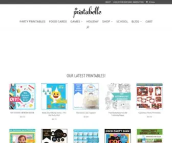 Printabelle.com Screenshot