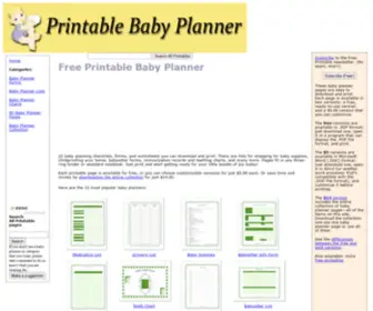 Printablebabyplanner.com(Baby Planner) Screenshot