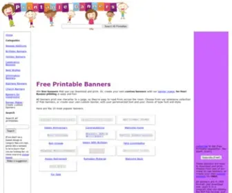 Printablebanners.net(Banner Maker) Screenshot