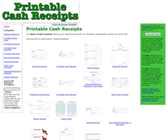 Printablecashreceipts.com(Printable Cash Receipts) Screenshot