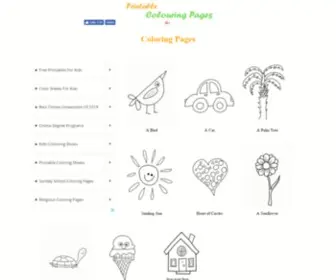 Printablecolouringpages.co.uk(Children) Screenshot