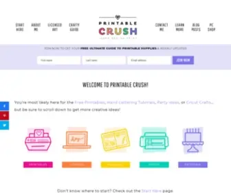 Printablecrush.com(Printable Crush) Screenshot