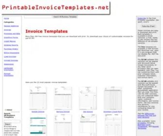 Printableinvoicetemplates.net(Printable Invoice Templates) Screenshot