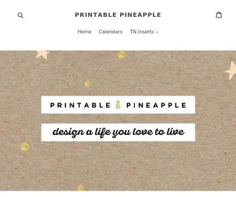 Printablepineapple.com(Create an Ecommerce Website and Sell Online) Screenshot