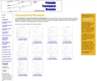 Printabletournamentbrackets.net(Printable Tournament Brackets) Screenshot