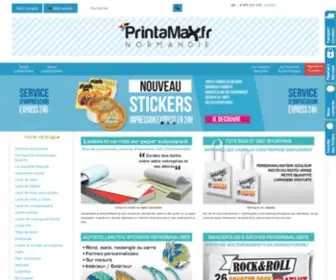 Printamax.fr(Imprimerie en ligne pas chère) Screenshot