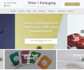 Printandpackaging.co.uk(Printed Carrier Bags) Screenshot