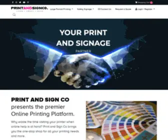 Printandsignco.com.au(Servicing all your printing and Signage Needs) Screenshot