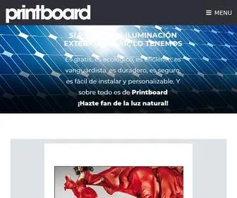 Printboard.es(Soluciones de iluminación exterior y banderas publicitarias) Screenshot