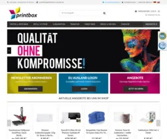 Printbox-Online.de(Großformatdruck) Screenshot