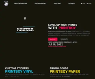 Printboy.net(Custom Shirt & Vinyl Printing LIVE) Screenshot