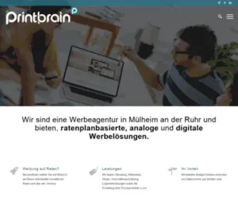 Printbrain.de(Werbeagentur) Screenshot