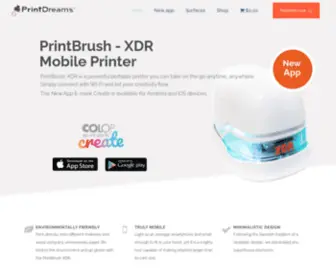 Printbrush.com(Mobile Color Printer for Smartphones) Screenshot