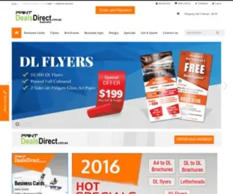 Printdealsdirect.com.au(Printing & Designing Company Australia) Screenshot