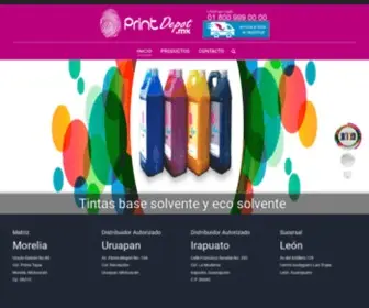 Printdepot.mx(Tintas) Screenshot