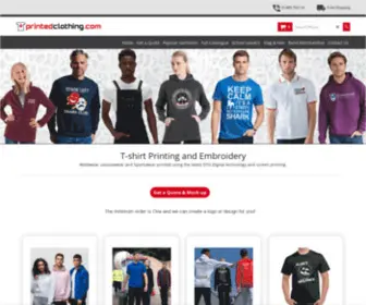 Printedclothing.com(Printed Clothing Ltd) Screenshot