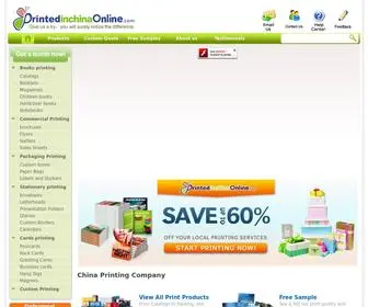 Printedinchinaonline.com(China professional printing company offer high quality and cheap offshore printing sevices inc) Screenshot