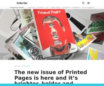 Printedpagesmagazine.com(Printed Pages) Screenshot