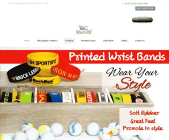 Printedwristband.in(Silicone Rubber Wristband Supplier & Manufacturer in Delhi) Screenshot