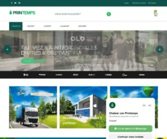 Printemps.com.ar(Lonas y Telas) Screenshot